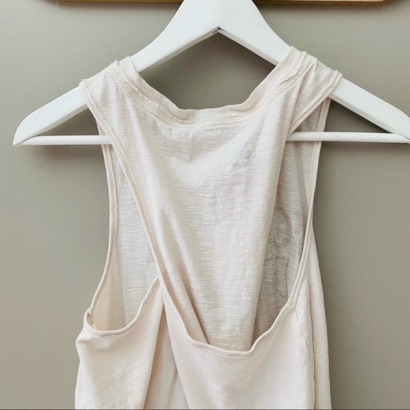 Pilcro by Anthro. Joshua Tree Twist-Back Tank Top Cream Sz Small - Picture 10 of 11